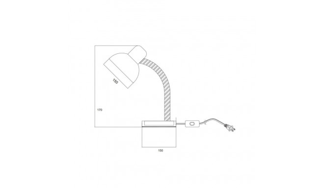 laualamp JURAXYT314GY 40W E27 hall