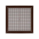 GRILLE VENTILATION 250X250, BROWN