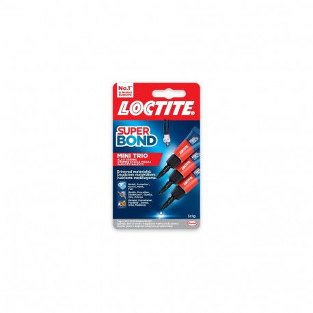 liim Loctite Super Bond Mini Trio 3g