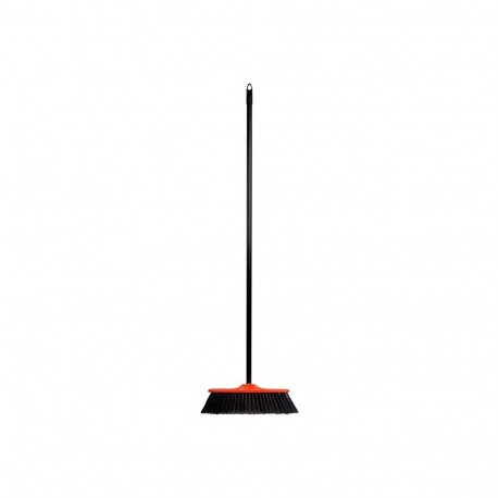 SPONTEX RED INDOOR BROOM WITH HANDLE
