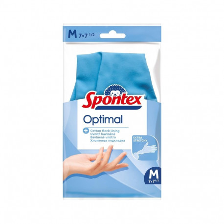 LATEX GLOVES SPONTEX OPTIMAL M