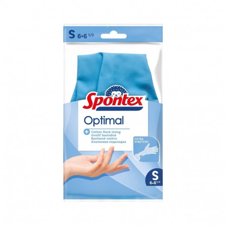 LATEX GLOVES SPONTEX OPTIMAL S