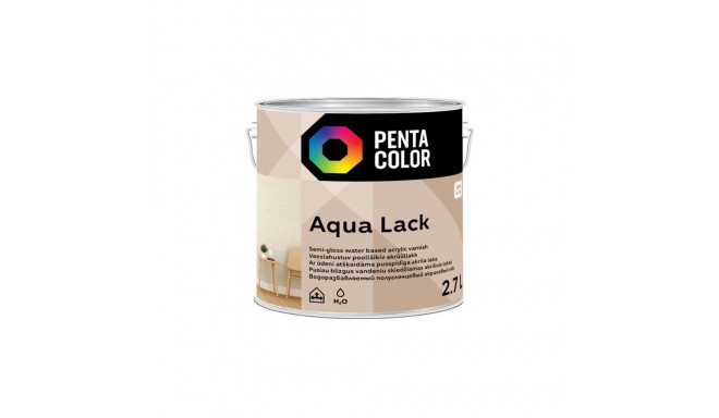 ACRYLIC LAQUER AQUA LACK SEMI GLOSS 2,7L