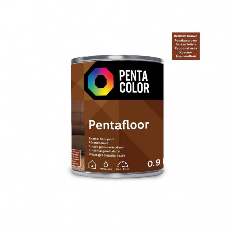 põrandavärv Pentafloor punakaspruun