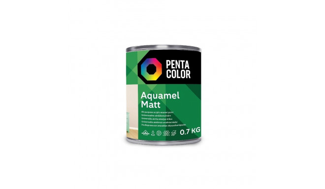 AQUAMEL valge värv, 0.7 kg, matt