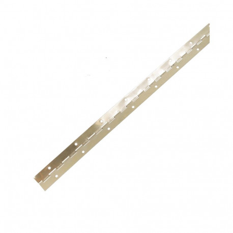 CONTINUOUS HINGE 32X0,6X1740 BRASS-PLAT