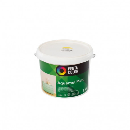 PAINT  AQUAMEL  LIGHT YELLOW 3 KG MATT