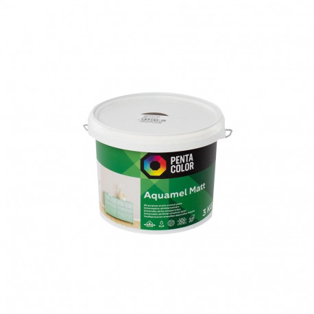 värv AQUAMEL tumepruun 3 kg matt