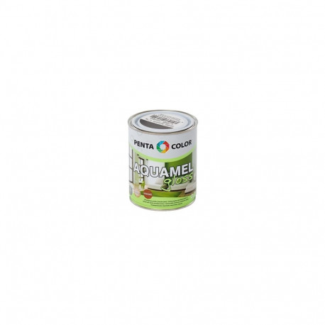 PAINT AQUAMEL BLACK, 0.7 KG GLOSSY