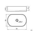 WASHBASIN VERONA 550X350X140