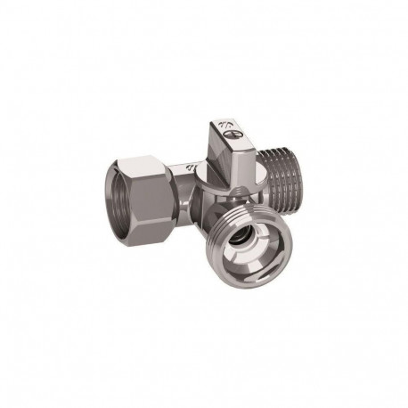 TEE VALVE 3/4X1/2X1/2 M/F