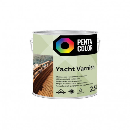 pentacolor läikiv jachtlakk 2,5L