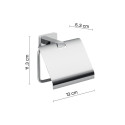 TOILET PAPER HOLDER ATENA 4425 WITH COV