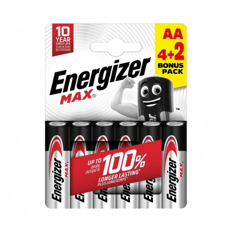 ENERGIZER MAX ALKALINE AA X6