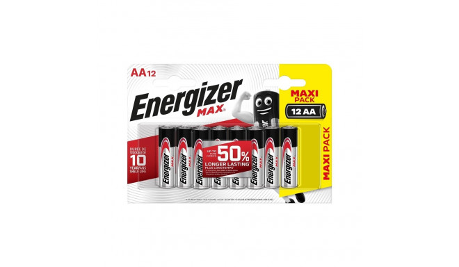 ENERGIZER MAX AA B12 1.5V leelispatareid