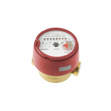 kuumaveemõõtur DN15 8cm 2.5m3/h R100