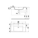 BATHROOM CABINET WITH SINKCUBE4537621763
