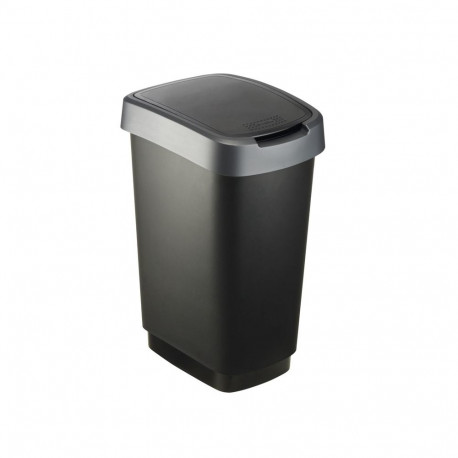 SWING BIN 25 L TWIST tume hõbedane 1754408