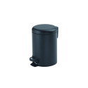 POTTY PEDAL BIN 3 LT MATT BLACK