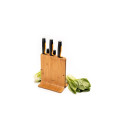 FISKARS FF KNIFE BLOCK BAMBOO 5 KNIVES