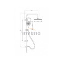 SHOWER PANEL ROTONDA INVENA