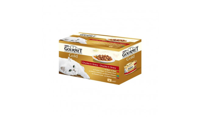 CAT CANNED FOOD GOURMET GOLD WITH MEAT 4