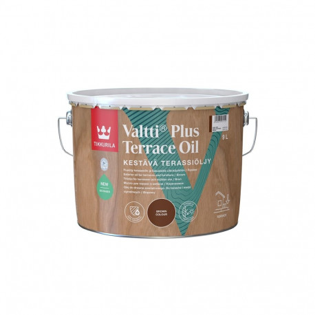 VALTTI PLUS TERRACE OIL 9L pruun