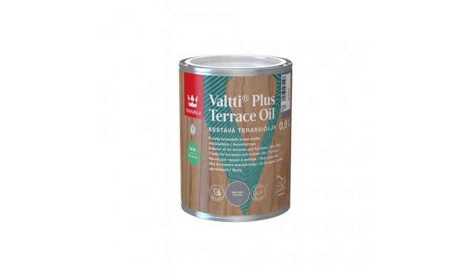 VALTTI PLUS TERRACE OIL 0.9L ASH GREY