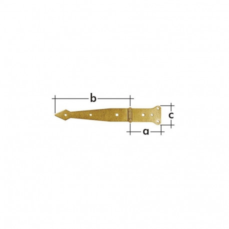 DOOR HINGES 612301/816301 300X2,5