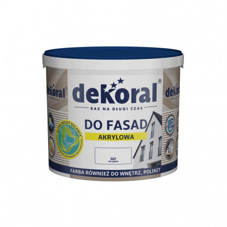 FACADE PAINT POLINIT valge 5 l