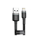 BASEUS CABLE USB-A TO LIGHTNING 1M GRAY