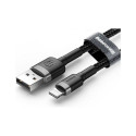 BASEUS CABLE USB-A TO LIGHTNING 1M GRAY