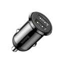 BASEUS CAR CHARGER DUAL USB 4.8A BLACK