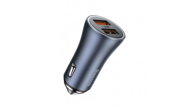 auto laadija 12-24V 2xUSB QC4.0 40W hall