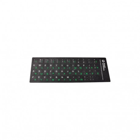 STICKER KEYBOARD BLCK LT/RU LETTERS