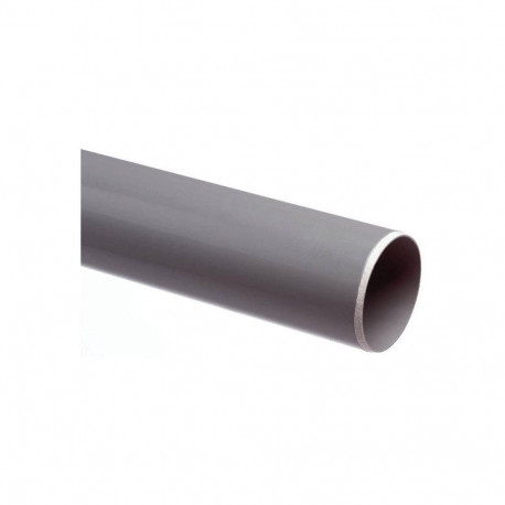 PIPE WITH SOCKET S&W 40X1,8X1000 PP,GREY