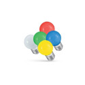 LED KULKA E-27 230V 1W BLUE SPECTRUM