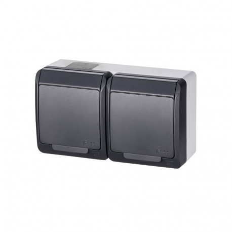 SOCKET HERMES 2PL antratsiit IP44 0325-07