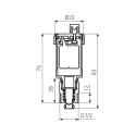 AUTOMATIC AIR VENT W SHUT-OFF VALVE1/2NL