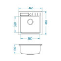 WASHBASIN WITH SIPHON (NIAGARA20 11 WHI