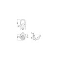 WALL HANGING WC SET CERSANIT CASPIA B627