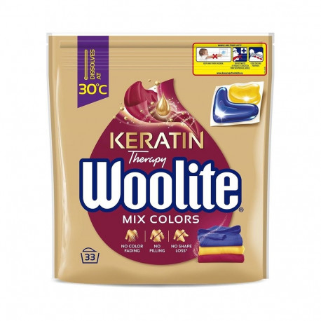Woolite värvilise pesu kapslid 33 tk