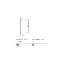 SEWER SOCKET PLUG 110 PVC BROWN