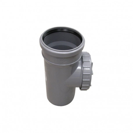 PIPE S&W ACCESS 110 PVC GREY