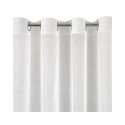 CURTAIN LUCY 140X250 WHITE RINGS D