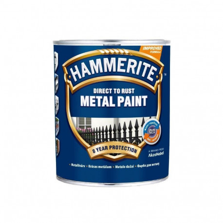 PAINT HAMMERITE BLACK SATIN750ML