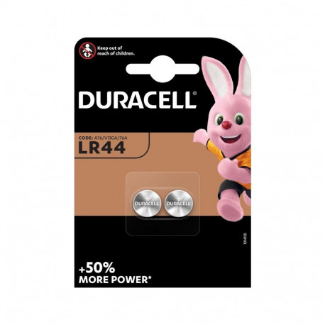 BATTERIES DURACELL LR44, 2 PCS.