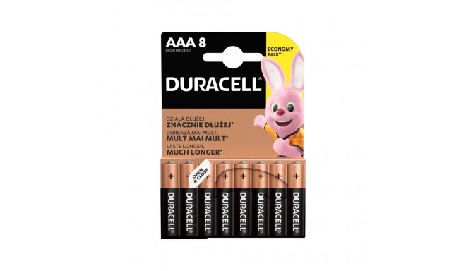 Duracell AAA, LR03, 8 tk patareid