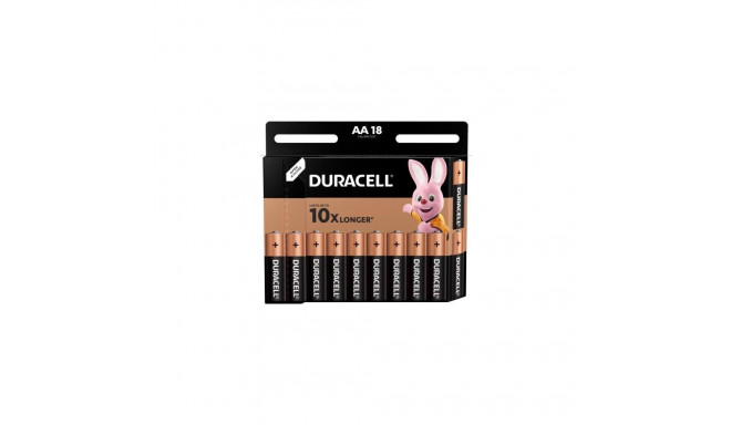 BATTERIES DURACELL AA LR6 18 PCE