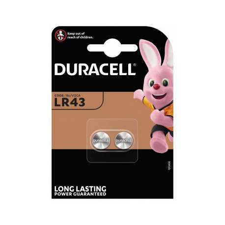 BATTERIES DURACELL LR43 2 PCS.